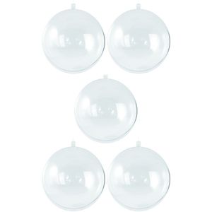 25x Transparante hobby/DIY kerstballen 5 cm