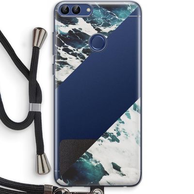 Golven: Huawei P Smart (2018) Transparant Hoesje met koord
