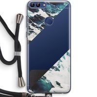 Golven: Huawei P Smart (2018) Transparant Hoesje met koord
