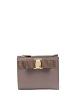 Ferragamo portefeuille pliant à nœud Vara - Marron Ferragamo portefeuille pliant à nœud Vara - Marron