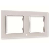 Decoratieve omlijning voor lichtschakelaar Shelly WF2_WHITE Wit Plastic Wandmontage