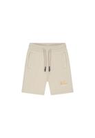Malelions Junior Split Shorts Beige / Oranje-128 maat 128