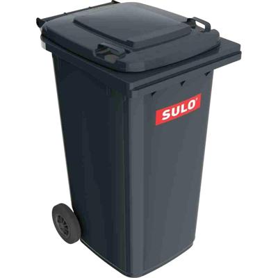 SULO 1052256 Prullenbak 240 l HDPE (l x b x h) 72.8 x 58.2 x 107.5 cm Grijs 1 stuk(s)