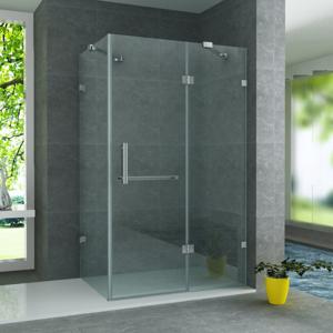 Douchecabine Aloni Anti-kalk | 80x120x195 cm | 1 Draaideur | Helder glas | Chroom