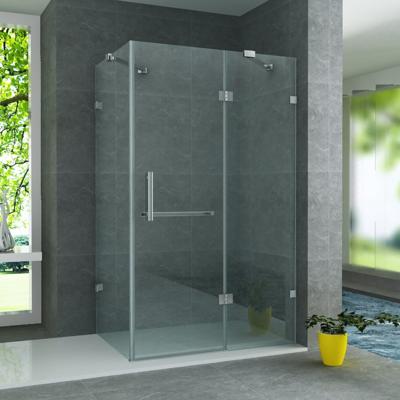 Douchecabine Aloni Anti-kalk | 80x120x195 cm | 1 Draaideur | Helder glas | Chroom
