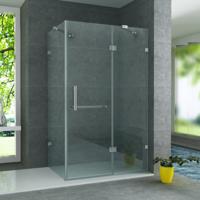 Douchecabine Aloni Anti-kalk | 80x120x195 cm | 1 Draaideur | Helder glas | Chroom