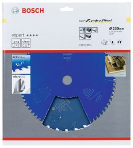Bosch Accessoires Expert for Construct Wood cirkelzaagblad EX CW H 230x30-30 230 x 30 x 2,5 mm, 30 - 1 stuk(s) - 2608644338 - 2608644338