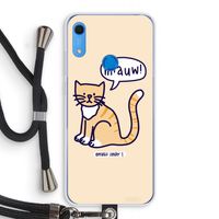 Miauw: Huawei Y6s Transparant Hoesje met koord