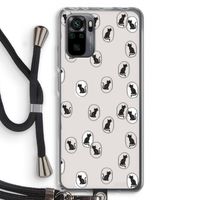 Miauw: Xiaomi Redmi Note 10 Pro Transparant Hoesje met koord