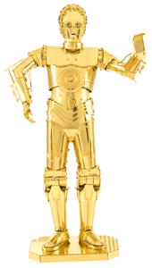 Metal Earth C-3PO gold Metalen bouwpakket
