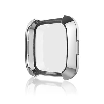 Slimme horloge zachte TPU beschermhoes voor Fitbit versa (zilver)