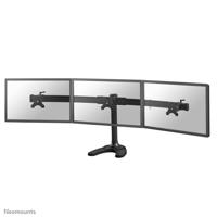 Neomounts FPMA-D700DD3 Monitorvoet 3-voudig 25,4 cm (10) - 68,6 cm (27) Zwart In hoogte verstelbaar, Zwenkbaar, Kantelbaar - thumbnail