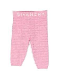 Givenchy Kids legging 4G en jacquard - Rose