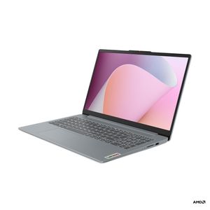 Lenovo IdeaPad Slim 3 Laptop 39,6 cm (15.6") Full HD AMD Ryzen™ 5 7520U 8 GB LPDDR5-SDRAM 512 GB SSD Wi-Fi 6 (802.11ax) Windows 11 Home Grijs