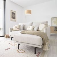 Kave Home 2-zits Loungebank 'Galene' 194cm, Rechts, kleur Beige
