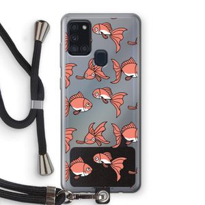 Blub: Samsung Galaxy A21s Transparant Hoesje met koord