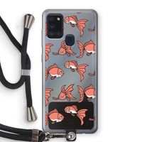 Blub: Samsung Galaxy A21s Transparant Hoesje met koord
