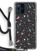Terrazzo N°16: Oppo Find X3 Transparant Hoesje met koord