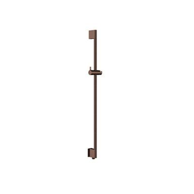 Hotbath Glijstang - 90cm - geïntegreerde waterinlaat - rond - PVD - Geborsteld koper M305BCP