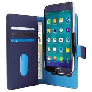 Puro Slide Universele Smartphone Wallet Case (Bulk) - XL - Blauw