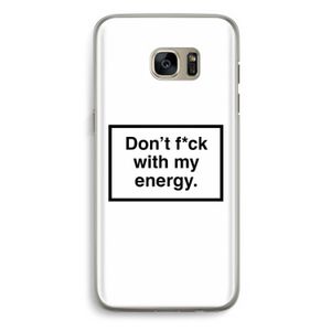 My energy: Samsung Galaxy S7 Edge Transparant Hoesje