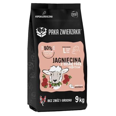 PAKA ZWIERZAKA Puppy Lamb with wild rose L - droog hondenvoer - 9kg