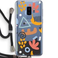 Abstract: Samsung Galaxy S9 Plus Transparant Hoesje met koord