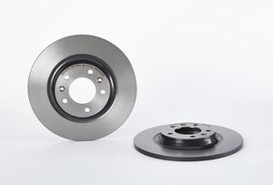 Remschijf COATED DISC LINE BREMBO, Remschijftype: Massief, u.a. für Peugeot, Citroën