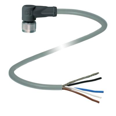 Pepperl+Fuchs 240005-100004 Sensor/actuator connector, geassembleerd Aantal polen (sensoren): 4 30 m 1 stuk(s)