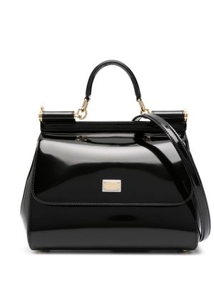 Dolce & Gabbana sac à main Sicily médium - Noir