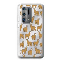 Alpacas: Huawei P40 Pro Plus Transparant Hoesje
