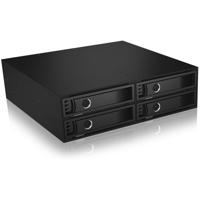 ICY BOX CY BOX IB-2242SSK Back Plane für 4x 2,5 SATA/SAS Festplatten/SSDs in 1x 5,25 S Bevestigingsframe voor 2,5 inch harde schijf - thumbnail
