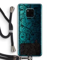 Vexx Black City : Huawei Mate 20 Pro Transparant Hoesje met koord