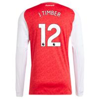 adidas Arsenal J.Timber 12 Thuisshirt Lange Mouwen 2025-2026