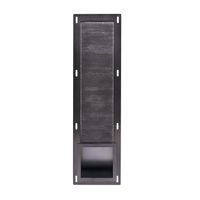 Reserve toiletrolhouder Inbouw Gunmetal - thumbnail