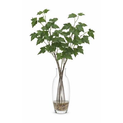 Kunsttak / kunstbloem Hedera - 3x - 55 cm - groen - boeket opvulling bladgroen