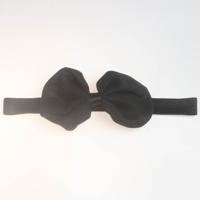 2 PC'S baby hoofdband lint chiffon Bow kinderen haar band hoofddeksels (zwart)