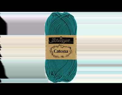 Scheepjes Catona - 10g - 401 Dark Teal