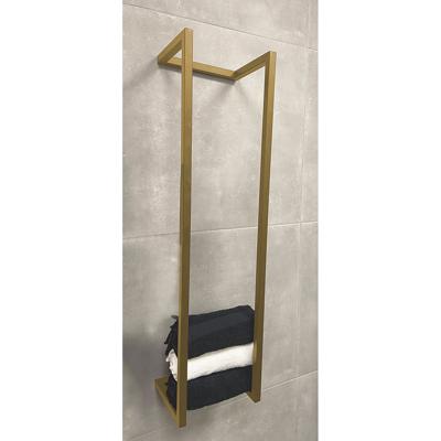 Wiesbaden Loft - Handdoekrek - 95x25x20cm - Geborsteld Messing