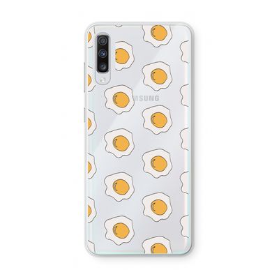 Bacon to my eggs #1: Samsung Galaxy A70 Transparant Hoesje