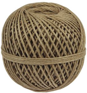 Vlaskoord touw uit 3 draden, bol van 140 g, +/- 65 m