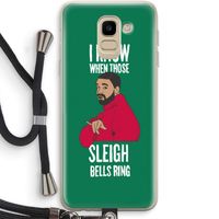 Sleigh Bells Ring: Samsung Galaxy J6 (2018) Transparant Hoesje met koord