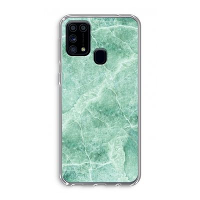 Groen marmer: Samsung Galaxy M31 Transparant Hoesje