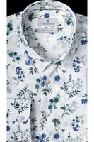 Thomas Maine Bari Tailored Fit Overhemd wit, Bloemen
