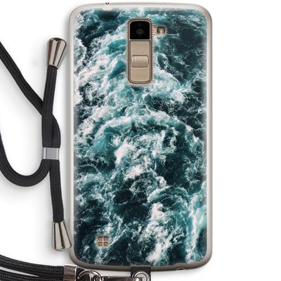 Zee golf: LG K10 (2016) Transparant Hoesje met koord