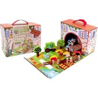 Boerderij Speelhuis - PLANeTE BOIS - FSC - 12 Stuks - Kinderspel - Vanaf 18 Maanden