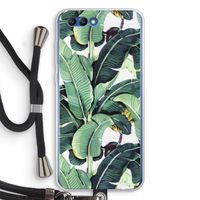 Bananenbladeren: Honor 10 Transparant Hoesje met koord