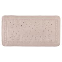 Differnz Tutus inlegmat bad - 100% PVC - anti-slip laag - 68 x 36 cm - taupe