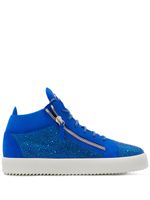 Giuseppe Zanotti baskets montantes Kriss - Bleu