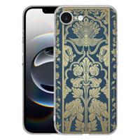TPU Hoesje iPhone 16e - Beige Flowers Backcover TPU Hoesje iPhone 16e - Beige Flowers Backcover